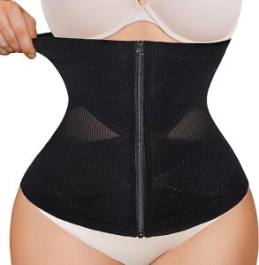 Junlan Women Waist Trainer Corset Tummy Control Body Shaper Sport Girdle Waist Cincher Postpartum Belly Band Wrap